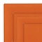 Smarty Had A Party Burnt Orange Square Plastic Plates Dinnerware Value Set (120 Dinner Plates+120 Salad Plates), 240PK 9909VP-CASE - alternate 1